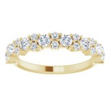 14K Yellow 9/10 CTW Diamond Anniversary Band photo 3