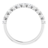 14K White 5/8 CTW Diamond Anniversary Band photo 2