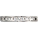 14K White 5/8 CTW Diamond Matching Band photo 3