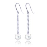 Imperial Pearl Sterling Silver Freshwater Pearl Brilliance Bead Earrings photo