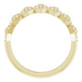 14K Yellow 1/6 CTW Diamond Vintage-Inspired Anniversary Band photo 2