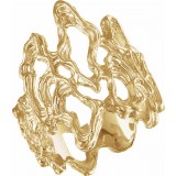 14K Yellow Metal Fashion Ring photo