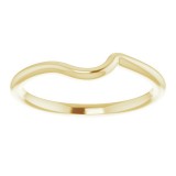 14K Yellow Band for 4.1 mm & 4.4 mm Round Ring photo 3