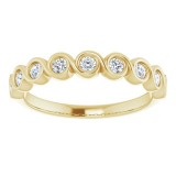 14K Yellow 1/4 CTW Diamond Anniversary Band photo 3