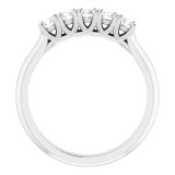 14K White 1/2 CTW Diamond Anniversary Band photo 2