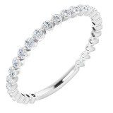 Platinum 1/3 CTW Diamond Anniversary Band photo