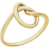 14K Yellow Knot Design Ring photo