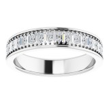 14K White 1/3 CTW Diamond Anniversary Band photo 3