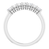 14K White 3/8 CTW Diamond Anniversary Band photo 2