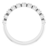 14K White 1/6 CTW Diamond Anniversary Band photo 2