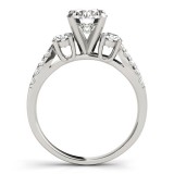 Overnight 18k White Gold Diamond Engagement Ring photo 2