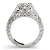 Overnight 18k White Gold Diamond Engagement Ring photo 2