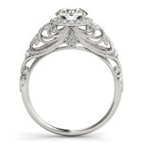 Overnight 18k White Gold Diamond Engagement Ring photo 2