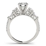 Overnight 18k White Gold Diamond Engagement Ring photo 2