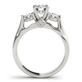 Overnight 18k White Gold Diamond Engagement Ring photo 2