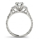 Overnight 18k White Gold Diamond Engagement Ring photo 2