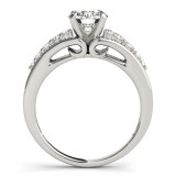 Overnight 18k White Gold Diamond Engagement Ring photo 2