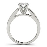 Overnight 18k White Gold Diamond Engagement Ring photo 2