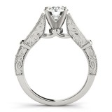 Overnight 18k White Gold Diamond Engagement Ring photo 2