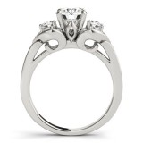 Overnight 18k White Gold Diamond Engagement Ring photo 2