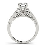 Overnight 18k White Gold Diamond Engagement Ring photo 2