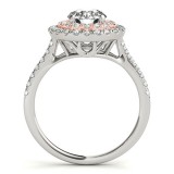 Overnight 18k White Gold Diamond Engagement Ring photo 2