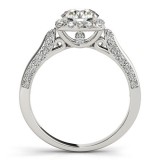 Overnight 18k White Gold Diamond Engagement Ring photo 2