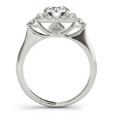 Overnight 18k White Gold Diamond Engagement Ring photo 2