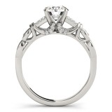 Overnight 18k White Gold Diamond Engagement Ring photo 2