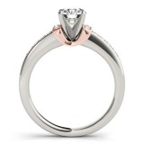 Overnight 18k White Gold Diamond Engagement Ring photo 2