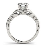 Overnight 18k White Gold Diamond Engagement Ring photo 2