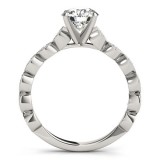 Overnight 18k White Gold Diamond Engagement Ring photo 2