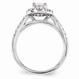Quality Gold 14k White Gold Diamond Engagement Ring photo 2