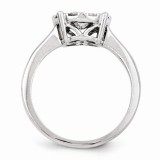 Quality Gold 14K White Gold Diamond Engagement Ring photo 2