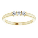 14K Yellow 1/5 CTW Diamond Anniversary Band photo 3