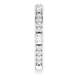 14K White 2.5 mm Round 1/2 CTW Diamond Anniversary Band photo 4