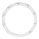 14K White 1/6 CTW Diamond Anniversary Band photo 2