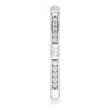 14K White 1/4 CTW Diamond Anniversary Band photo 4