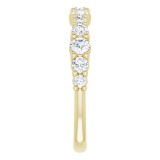 14K Yellow 3/4 CTW Diamond Anniversary Band photo 4