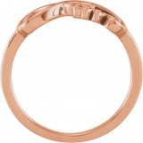 14K Rose Love Infinity-Inspired Ring photo 2