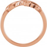 14K Rose Love Infinity-Inspired Ring photo 2