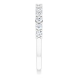 14K White 3/8 CTW Diamond Anniversary Band photo 4