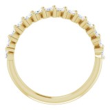 14K Yellow 3/4 CTW Diamond Anniversary Band photo 2