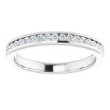 14K White 1/4 CTW Diamond Anniversary Band photo 3