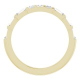 14K Yellow 1/2 CTW Diamond Anniversary Band photo 2