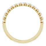 14K Yellow 3/8 CTW Diamond Anniversary Band photo 2