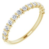 14K Yellow 3/8 CTW Diamond Anniversary Band photo