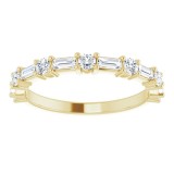 14K Yellow 1/3 CTW Diamond Anniversary Band photo 3