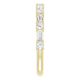 14K Yellow 1/3 CTW Diamond Anniversary Band photo 4