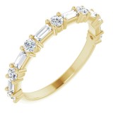 14K Yellow 1/3 CTW Diamond Anniversary Band photo